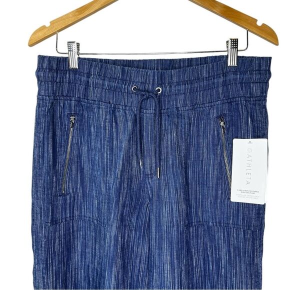 Athleta Women’s 14 Cabo Textured Wide Leg Pant NWT - Picture 2 of 8